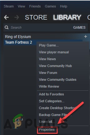 13 Properties of Team Fortress 2 in Steam