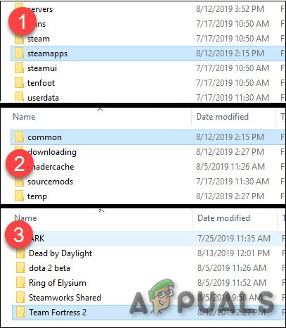 20 steamapps folder Common folder TeamFortress Folder