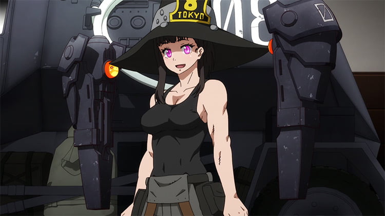 Maki Oze from Fire Force anime