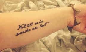 Not everyone who wanders around loses their tattoo 36