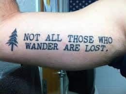 Not all wanderers lose their tattoos 55