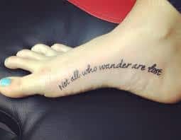 Not everyone who wanders around loses their tattoo 58