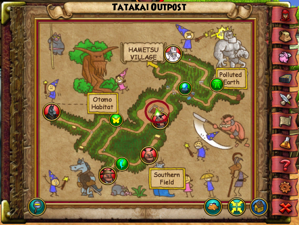 Blue Oyster Tatakai Outpost Map