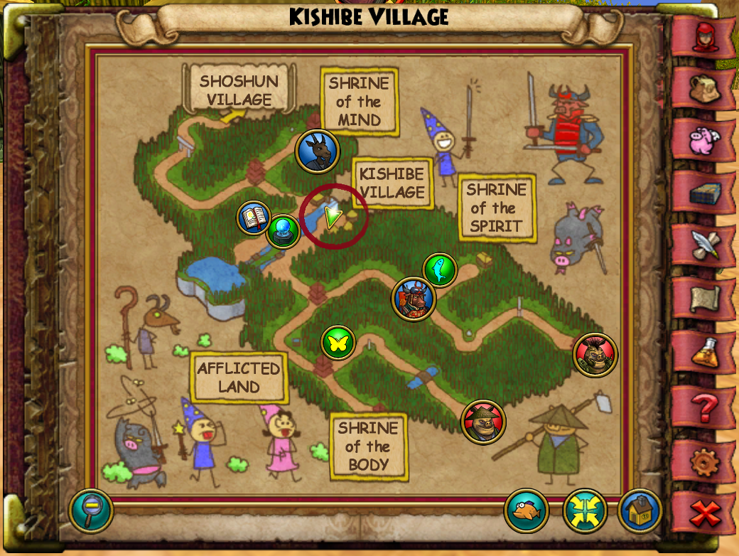 Blue Oyster Kishibe Village Map
