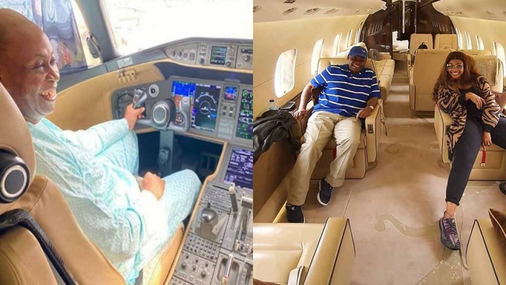 Private jet Adedeji Adeleke