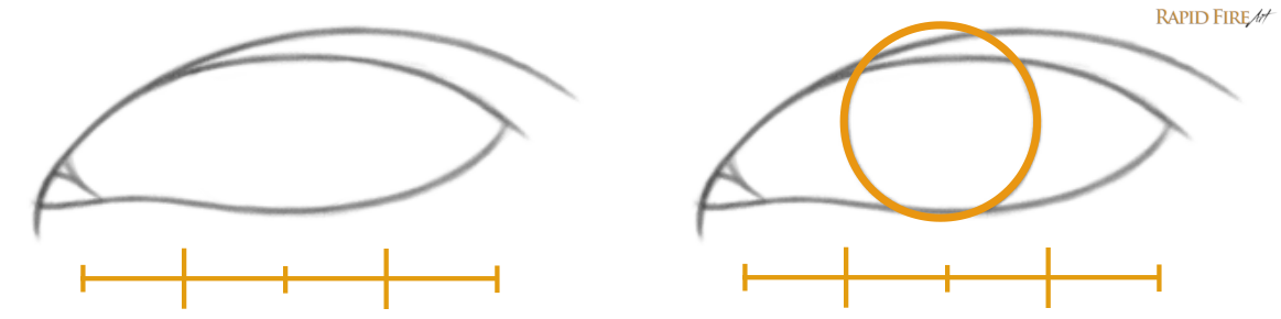 How to draw Asian eyes