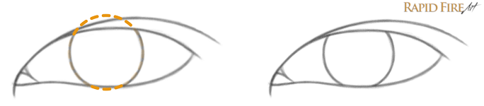 How to draw Asian eyes