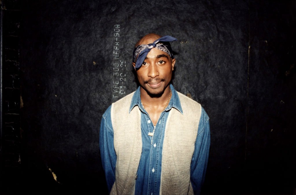 CHICAGO - MARCH 1994: Rapper Tupac Shakur takes a behind-the-scenes photo after his performance at the Regal Theater in Chicago, Illinois in March 1994. (Photo by Raymond Boyd / Getty Images)