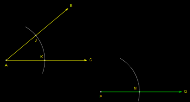 Constructing Unknown Protractor Angles - Step 3