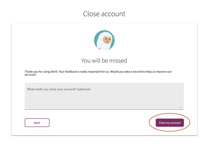 How to delete Skrill account? 3 easy methods with 5 . screenshots