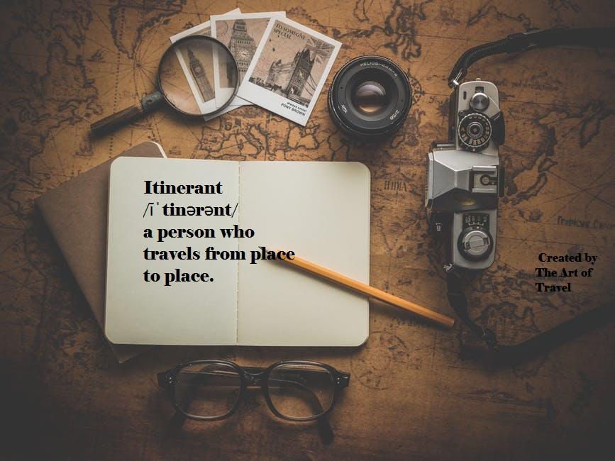 Itinerant_Synonymous Words for Travel Lovers