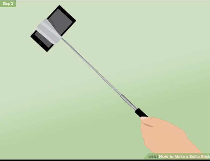 2. WikiHow Cassette Selfie Sticks