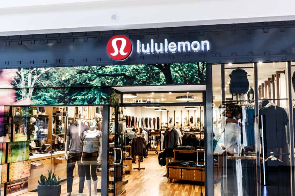 Lululemon Athletica retail mall location