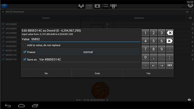 Change basketball score in Messenger