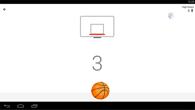 Basketball game in Messenger