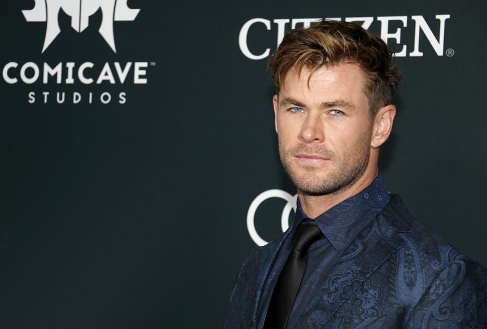 Actor Chris Hemsworth at the World premiere of Avengers