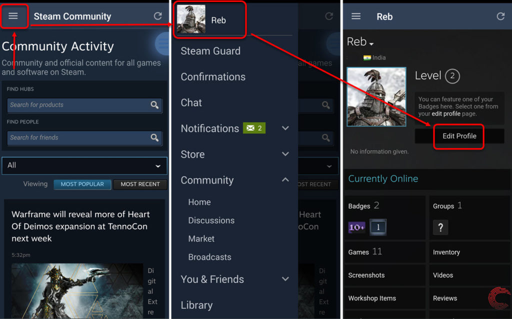 How to change your Steam profile background?