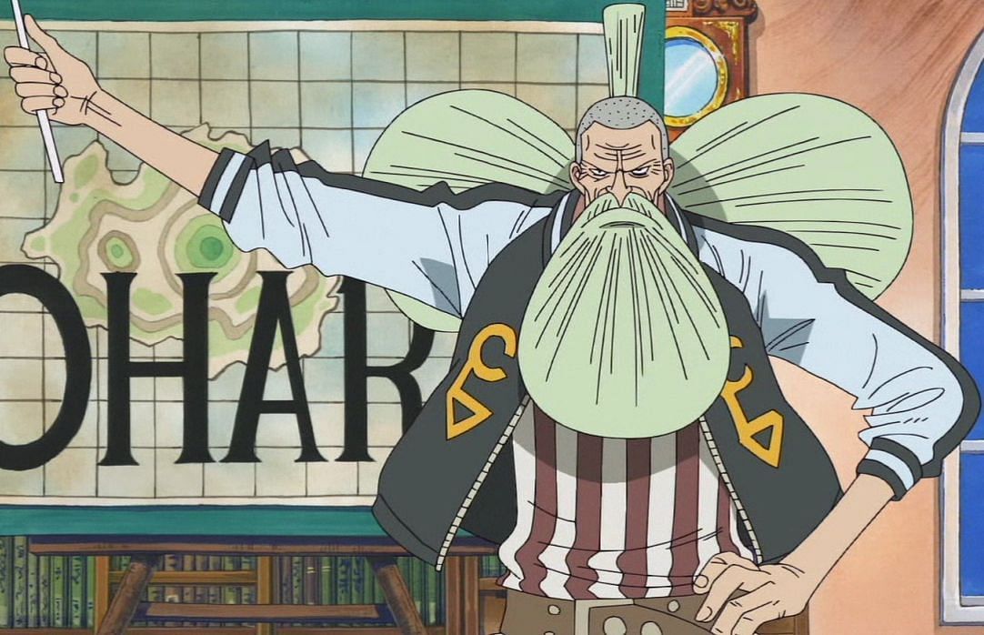 Professor Clover in the anime One Piece. (Image via Toei Animation)