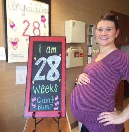 Danielle Busby is pregnant