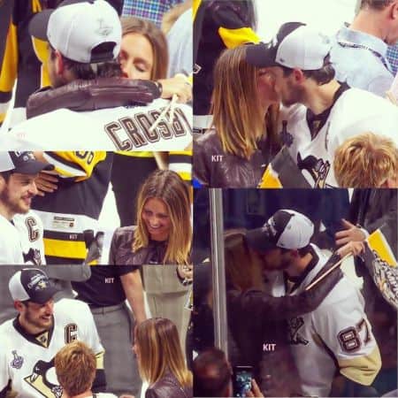 Kathy Leutner and Sidney Crosby