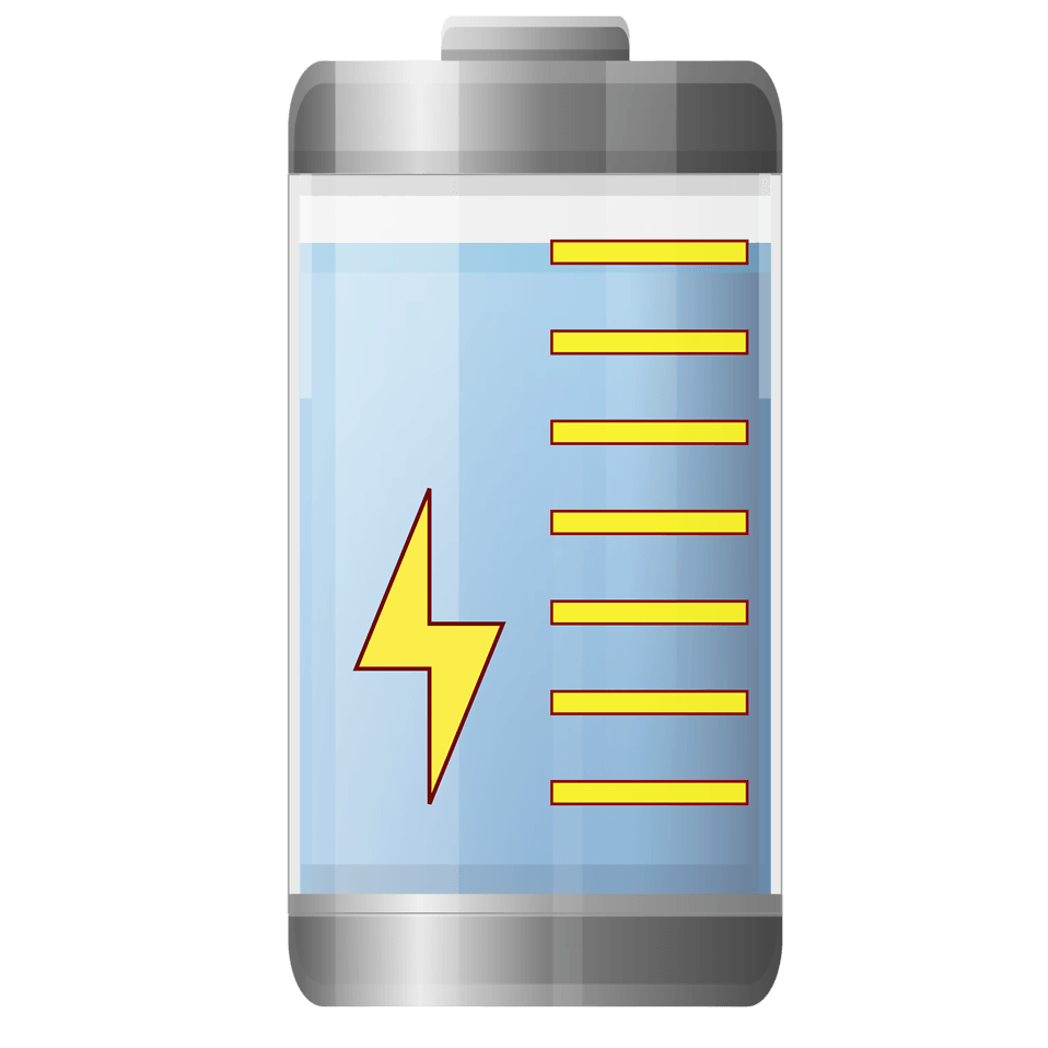 17128 illustration of a battery pv