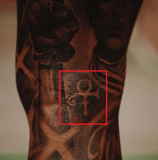 Odell Beckham Jr-Love Symbol-Prince-Tattoo