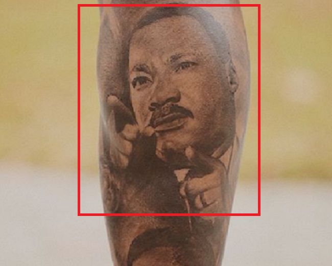 Odell Beckham Jr-Martin Luther King Jr-Tattoo
