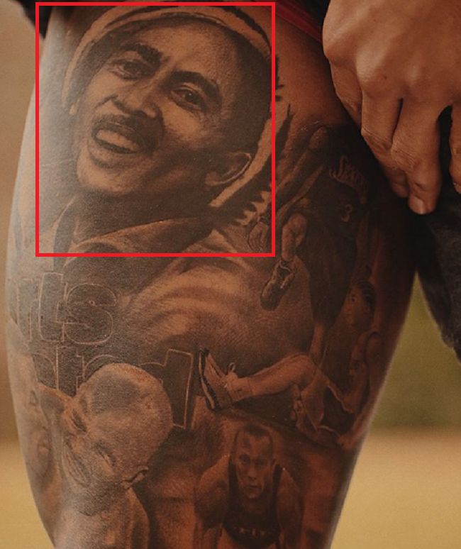Odell Beckham Jr-Bob Marley-Tattoo