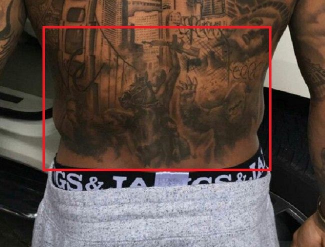 Odell Beckham Jr-Planet of the Apes-Tattoo