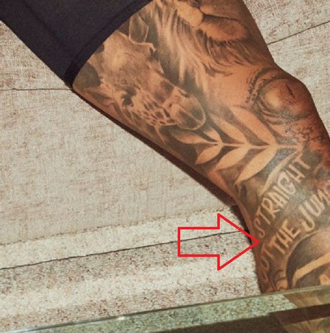 Odell Beckham Jr-STRAIGHT OUT THE JUNGLE-Tattoo