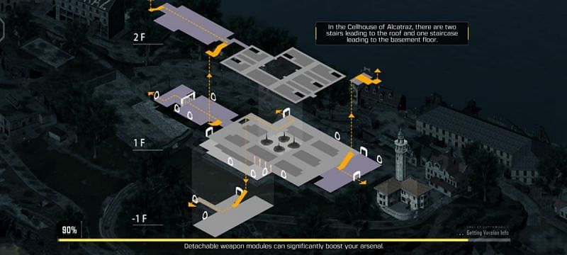 Players can use COD Mobile's Alcatraz (Image via Activision)