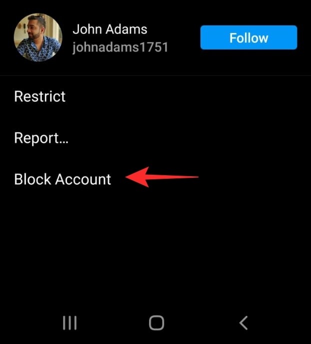 how to block someone who has blocked you on instagram 1