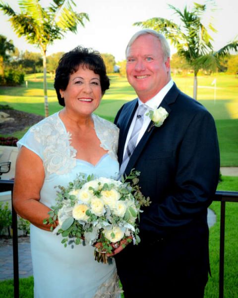 Nancy Lopez and her husband Ed Russell