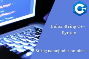 Index string syntax c