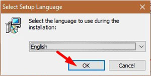 MalwareFox Installation - Select Language