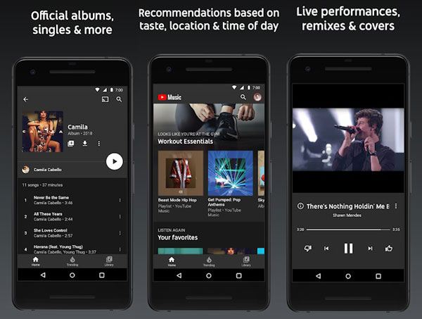 sync music from iphone to samsung with youtube music