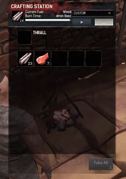 How to cook meat with a campfire in Conan Exiles