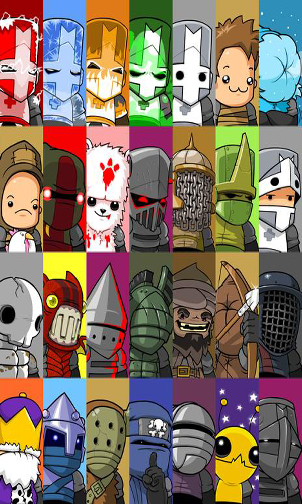 Characters in Castle Crashers