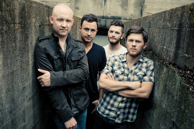 Joe King with the rock band The Fray