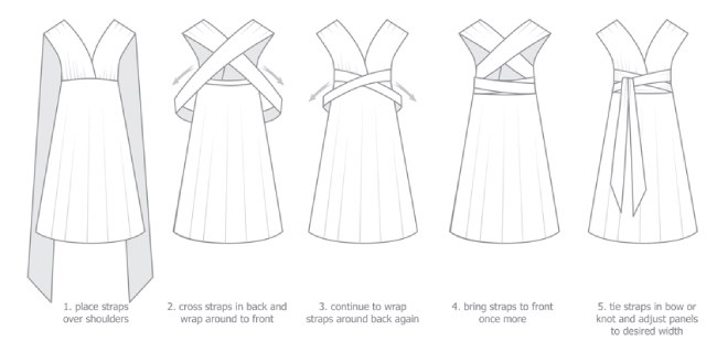 How to tie the Convertible Versatile Dress part 2