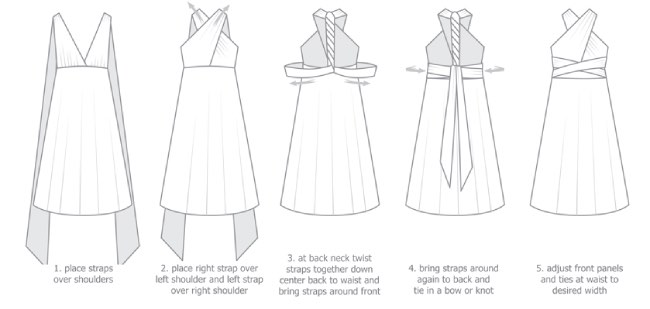 How to tie a convertible skirt part 5