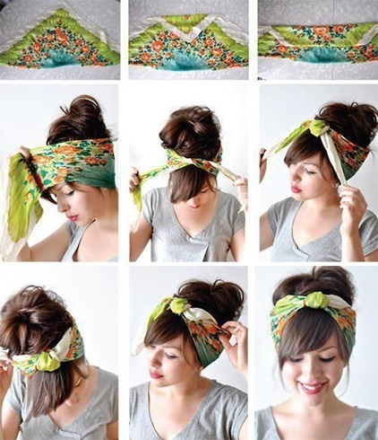 Turban-style scarves