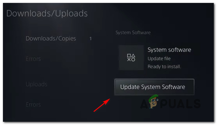 ps5 . system software update