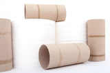 toilet paper and toilet paper tube