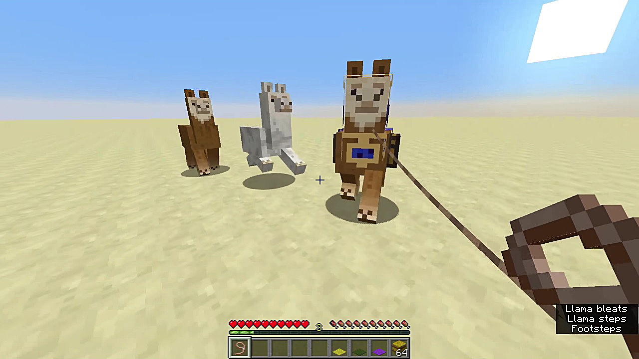 breeding llamas minecraft