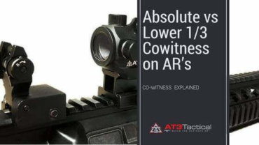 AT3 ARO Micro Red Dot Sight with fully elastic stand