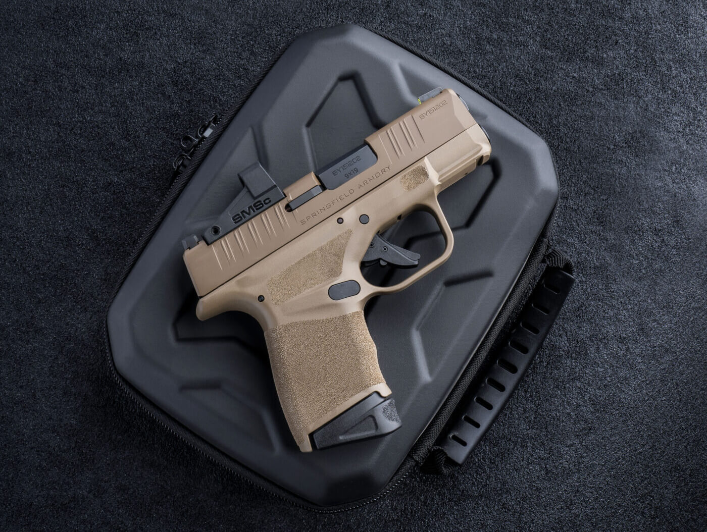 Springfield Armory Hellcat FDE with Safe Vaultek