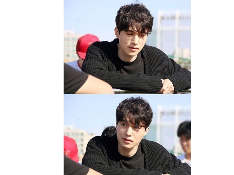 Lee Dong-wook's curly hairstyle