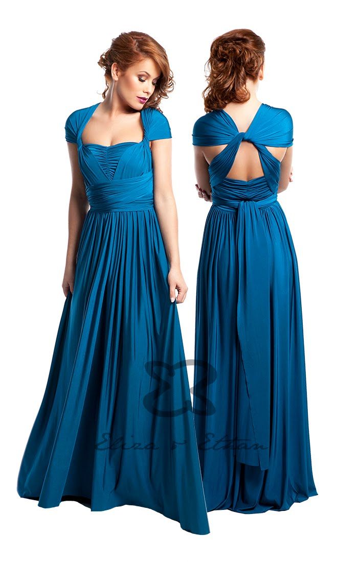 Eliza & Ethan Multi-Wrap Dress Tutorial - Style 13 | Infinity Dressing Styles, Multi Dressing, Infinity Dressing Styles
