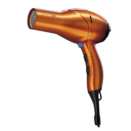 A hair dryer is a perfect spin-drying alternative to quickly dry a wet piece of clothing